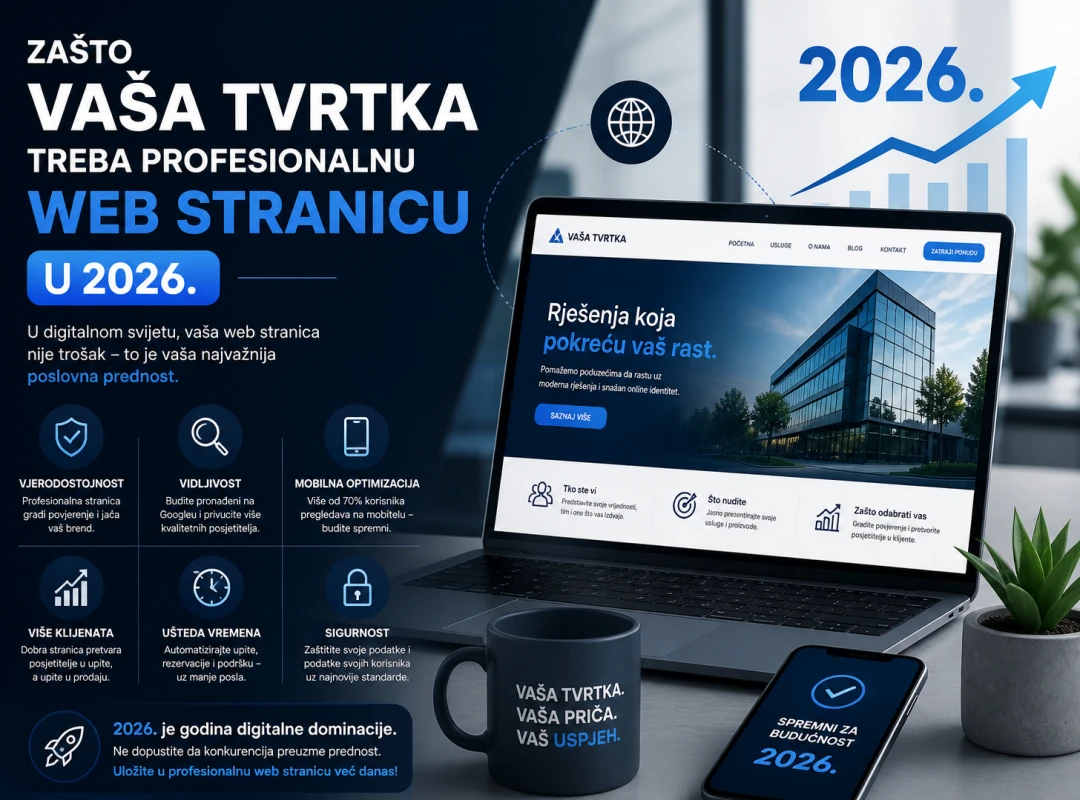 Profesionalna web stranica - izrada i održavanje