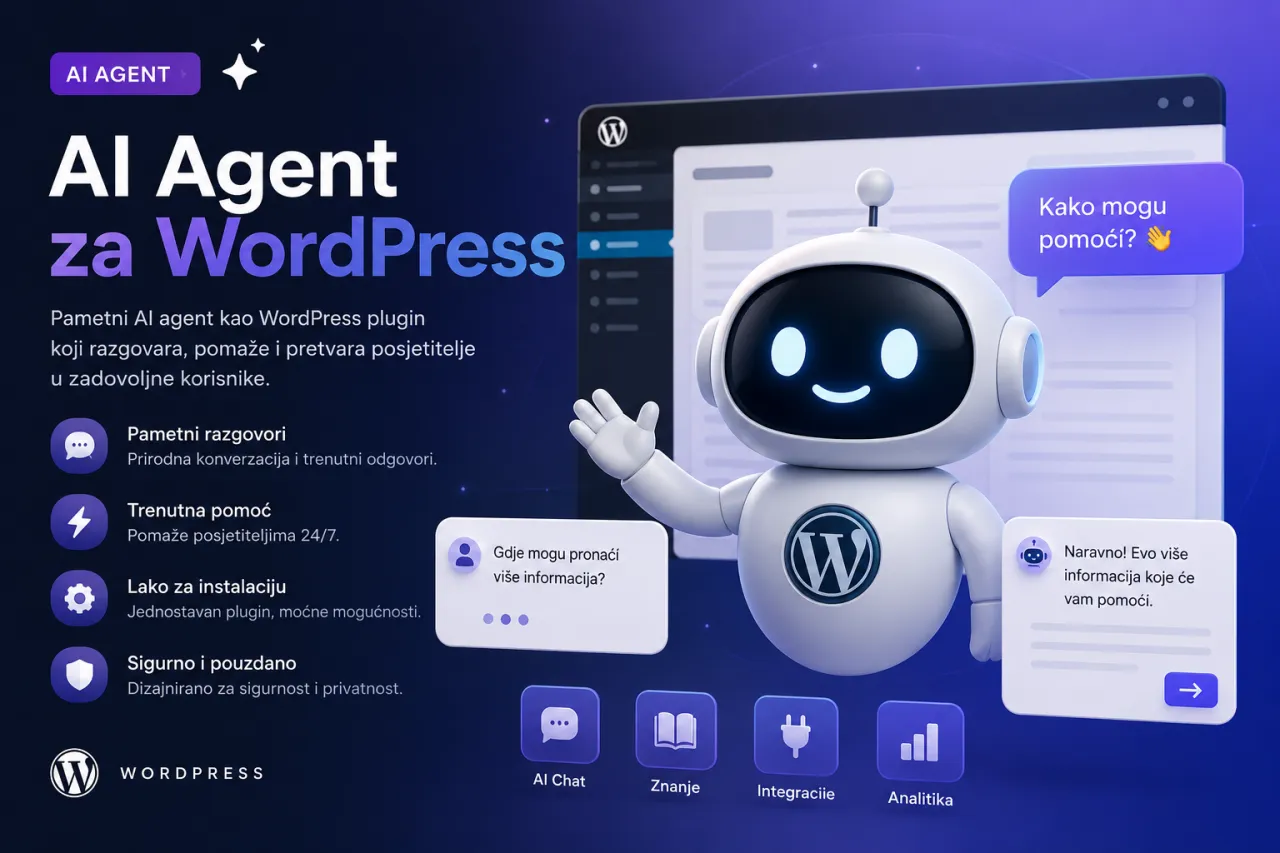AI chatbot za web stranicu: kako AI Agent pretvara posjetitelje u klijente